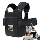 Cinturón De Motocicleta Para Niños: Arné de Cinturón De Seguridad De Motocicleta Para Niños, Correa De Seguridad Adjustable en La Cintura, Diseño Reforzado Con Esponja Compuesta, Accesorio De Conducci