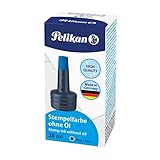 Pelikan 351213 Stempelfarbe 4K, ohne Öl, 28 ml, blau