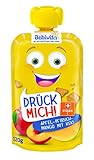 Bebivita Drück mich! Quetschbeutel Apfel-Pfirsich-Mango mit Keks, 6er Pack (6 x 120 g)