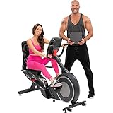 Miweba Sports Liegeergometer ME700 - App Steuerung - 16 kg Schwungmasse - Traglast 150.0 Kg - Fitness Heimtrainer Fahrrad - Pulsmesser - Magnetbremse - USB- & AUX-Anschluss - Speedbike - Ergometer