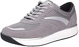 JOYA Sydney II Grey - Damen Sneaker aus Leder und Mesh - 38...