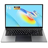 15.6-inch touchscreen portable laptop, with high-end all-metal body,16GB DDR4+512GB SSD, N5095 quad-core 2.9GHz processor, fingerprint recognition and backlit keyboard,1920×1080, supports WiFi,Win11