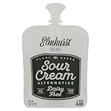 Elmhurst Dairy Free Sour Cream – Pflanzliche Sour Cream Alternative auf Haferbasis – Vegane & laktosefreie Creme – Perfekt für Dips, Saucen & Toppings – Glutenfrei & ohne Zusatzstoffe – 227 g