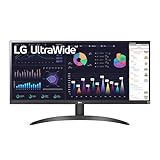LG Electronics 29WQ500-B.AEU UltraWide IPS-Monitor 29' (73cm), 2560 x 1080, 21:9, 5ms GtG, 100 Hz, HDR10, AMD FreeSync, Flicker Safe - Schwarz