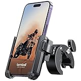 Lamicall Handyhalterung Motorrad, Handyhalter Fahrrad - 【1s Schnellspanner】 Lenker Halter für Dreharbeiten, Universal Handy Fahrradhalterung für iPhone 15 14 13 12 Pro Max Plus, Samsung, Smartphone