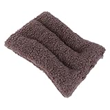 HIAKDOFT Weiches Kleintierbett Kissen für Haustiere Rechteckige S Komfortable Schlafmatte Vielseitiges Kuschelnest für Hamster Meerschweinchen Hunde und Katzen Farblich Zufällige Farbe