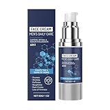 6-in-1-Gesichtscreme Für Männer, Aufhellende Wirkung, 30 G, Nährende Männerlotion, Straffende Gesichtscreme, Steigerung Der Hautfeuchtigkeit, Für Hals, Hand, Augen, Reisen, Nachtpflege, Tagespflege, B