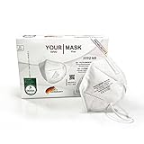 YOUR MASK – 25x FFP2-Masken, einzelverpackt – 5-Lagige FFP2-Maske – FFP2-Masken Zertifiziert aus Deutschland - FFP2 – Mundschutz