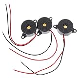 6 Stk Summer Streich Geräuschemacher Alarm elektronisches Buzzerphone Piepton-Lautsprecher Annoyatron cable ties kablab kontinuierlicher Piepton Buzzerphone für zu Hause ppo Black JECOMPRIS