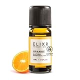 ELIXR Orangenöl I 100% naturreines ätherisches Öl Orange zur Aromatherapie I Zertifizierte Naturkosmetik I 10 ml I Duftöl Orange, Orange Oil