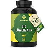 BIO Löwenzahn - 240 Kapseln - 1500mg Löwenzahnwurzel hochdosiert 10:1 (Löwenzahnwurzelextrakt) - Leberkur - vegan, laborgeprüft, ohne Zusätze – Deutsche Produktion – TRUE NATURE