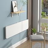 Wandmontierter Klapptisch – Massivholz-Tisch für Waschküche, Büro, Küche und Schlafzimmer, platzsparende, zusammenklappbare Werkbank (152,4 x 61 cm)
