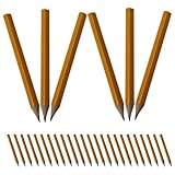 iplusmile 50 Stück Holzbleistifte Klein mit Sechseckigem Schaft Tragbare Zeichenstifte für Schule Büro Künstler Radierbar Mehrzweck Schreibbleistifte