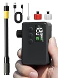 Fahrradpumpe Elektrisch, Fahrradzubehör 120 PSI kabellose Fahrradpumpe mit Druckmesser, Auto-Off und LED-Licht. für E-Bikes, Mountainbikes, City und Rennräder mit Presta und Schrader Ventilen