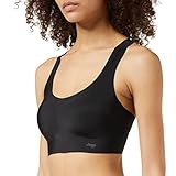 sloggi Damen ZERO Feel Racerback Top EX Bustier, Black, M