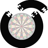 Dartscheibe Dart Zubehör, Dart Catchring Eva, Dartscheibe Schutzring füR Verpasste Würfe, Surround Auffangring, Dart Backboard Auffangring, Einfache Montage, Wandschutz (1PC, L)