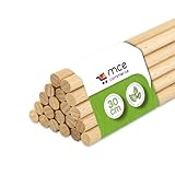 Holzstäbe rund natur, Ø 8 mm Länge 30 cm, 20 Stück, Zum...