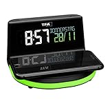 TFA Dostmann Charge-IT Wireless Digitalwecker, 60.2028.01,...