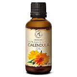 Ringelblumenöl 50ml - Calendulaöl - Reines - Calendula Öl - Basisöl - Calendula Officinalis - Ringelblumen Öl für Gesicht - Nägel - Hände - für Schönheit - Massage - Kosmetik - Körperpflege