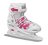 Roces Kinder Jokey Ice 2.0 Girl Verstellbarer Schlittschuh, black-fuchsia, 34-37 EU