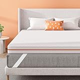 BedStory 10cm Höhe Topper 80x200cm H3/H4 aus Kupferionen Schaumkern, Geeignet für Allergiker, Waschbarer Bezug, Öko-TEX® Zertifiziert Matratzentopper für Boxspringbett Wohnmobil und Schlafsofa