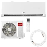 TCL Split Klimaanlage 12000 BTU BreezeIN mit Sprachsteuerung, WIFI für Räume bis 45m² 4 in 1: Heizen, Kühlen, Entfeuchten, Ventilieren - Version 2025