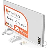 Elektro Infrarotheizung mit Thermostat TÜV 700 W bis 20m2 und Konvektor Heizung TermoPlaza - Infrarot Wandheizung und Infrarotheizung Standgerät - Elektroheizung Energiesparend Infrarot Heizstrahler