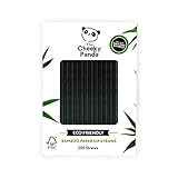 The Cheeky Panda Bambus Strohhalme Papier | 250 x Cocktail...