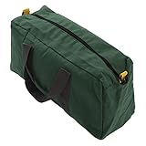 Hochleistungs -Werkzeugtasche, Leinwandmaterial, Breites Munddesign, Tragbarer Werkzeugbeutel mit Griff, für Tischler -Elektriker (45,7 cm / 18in)