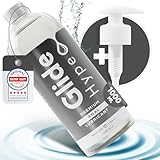 GlideHype Anal Gleitgel auf Wasserbasis | Neutrales Gleitmittel für Mann & Frau | Lubricant für Analverkehr ohne Schmerzen | Kompatibel mit Sex-Toys und Kondomen (1000 ml)