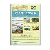 ECCOGREAT 30 g/m²Gartenvlies,3x5M(27m²) Atmungsaktives Frühbeetvlies Hochbeetvlies Frostschutz für Gemüse,Beet,Blumen,Abdeckvlies zum Schutz vor Frost und Schädlingen