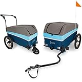 Snuutje 2-in-1 Fahrradanhänger und Handwagen | perfekt als...