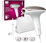 Philips Lumea IPL Haarentfernungsgerät 7000 Series – Haarentfernungsgerät mit Satin Compact Korrekturtrimmer, 3 Aufsätze für Körper, Gesicht und Bikinizone (Modell BRI923/00)