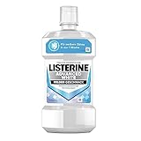 LISTERINE Advanced White Milder Geschmack (500 ml), Mundspülung zur Entfernung hartnäckiger Zahnverfärbungen, für weißere Zähne in nur 1 Woche, Mundwasser bekämpft wirksam Bakterien im Mundraum