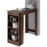 MOJITO Moderner Bartisch in Matera, Old Style Optik - Platzsparende Theke für Küche & Esszimmer - 115 x 103 x 50 cm (B/H/T)