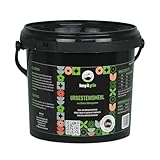 keep it grün's reines Urgesteinsmehl (2,5kg) | aus feinem Diabas Vulkangestein | stärkt Gemüse, Obst und Zierpflanzen mit Mineralien | perfekt zur Bodenaufwertung & Kompostergänzung | +Messbecher