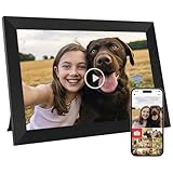 10,1 Zoll Digitaler Bilderrahmen WiFi mit 32G internem Speicher Smart elektronischer Bilderrahmen, 1280x800 IPS Touchscreen Bewegungssensor, Fotos/Videos über die App teilen, Gute Geschenkwahl