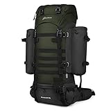 Mardingtop 65+10L Rucksack Taktischer Rucksack Wanderrucksack Trekkingrucksack YKK Zipper mit der großen Kapazität