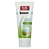 Aok Pur Balance Seesand Peeling mit Kamille & Ginseng-Extrakt Inhalt: 100ml Verfeinert das Hautbild und wikt gegen Unreinheiten, Rötungen, Mitesser und Pickel.