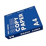 Professionelles Druckerpapier 500 Blätter Weißer Kopierpapier Mehrzweck Büro Kopierer Standardgröße 297x210mm Drucker
