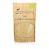 Bäckerei Spiegelhauer Bio Goldleinsamenmehl teilentölt 1kg Gold Leinsamenmehl Goldleinmehl als Mehlersatz