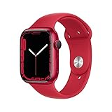 Apple Watch Series 7 (GPS, 45mm) Aluminium Case with RED Sport Band (Generalüberholt)