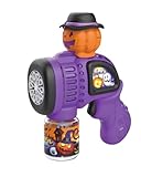 Panacare Halloween Seifenblasenpistole, Bubble Gun Kinder mit Seifenblasenlösung, Bubble Machine Toys 5000+ Blasen Outdoor Geschenk für Halloween Party Decor/Hochzeit, Bubble Toy (Orange-Kürbis)