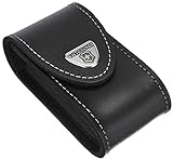 Victorinox, Gürteletui Leder, schwarz, Accessoires für Taschenmesser, Outdoor, Multifunktion