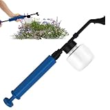 Kieselgur Zerstäuber,Kieselgur Pulversprüher aus Kunststoff mit winddichtem Auslass,Abnehmbar Pulverspender mit 250ml Transparenter Flasche,42*10.5*8cm,Arbeitssparender Staubspender für Gartenarbeit