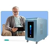 PIDAN TECH Portable Sauerstoff-Inhalationsgerät, Einstellbarer Fluss von 300 bis 1800 ml/min, leiser Betrieb, für Heim- und Büroumgang geeignet, kompaktes Sauerstoffgenerator 900ml/min