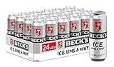 BECK'S Ice Lime & Mint Dosenbier EINWEG (24 x 0.5 l), Biermischgetränk