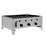 BBQ-Toro Edelstahl Gastrobräter | 3-flammig | (B) 64 x (T)...