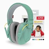 Alpine Muffy Lärmschutz Kopfhörer für Kinder – Komfortabler Gehörschutz für Kinder bis 16 Jahre – Geräuschdämmende Ohrenschützer mit verstellbarem Kopfband – Mint