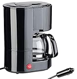 Rosenstein & Söhne Kaffeemaschine 24 Volt: Lkw-Filterkaffee-Maschine, bis zu 3 Tassen, 650 ml, 24 Volt, 300 Watt (Kaffeemaschine Lkw, Lkw Kaffeemaschine 24V, Camping Wasserkocher)